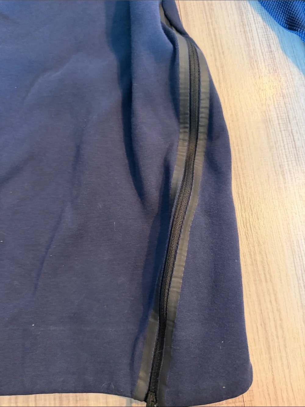 Nike Navy Half-Zip Hooded Pullover